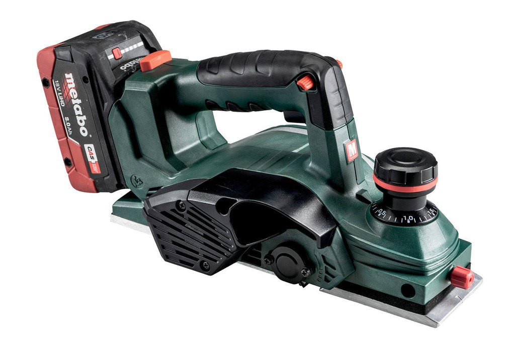 Аккумуляторный рубанок Metabo HO 18 LTX 20-82 4.0Ач x2 MetaLoc