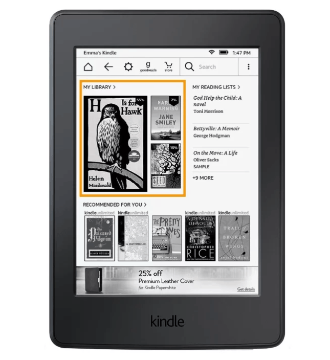 Топовая книга Amazon Kindle 8