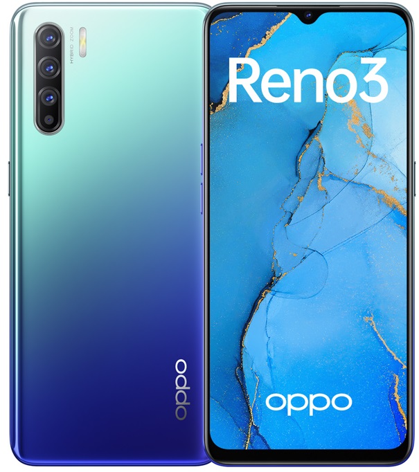 Смартфоны цена/качество с лучшей камерой до 30000 рублей OPPO Reno 3