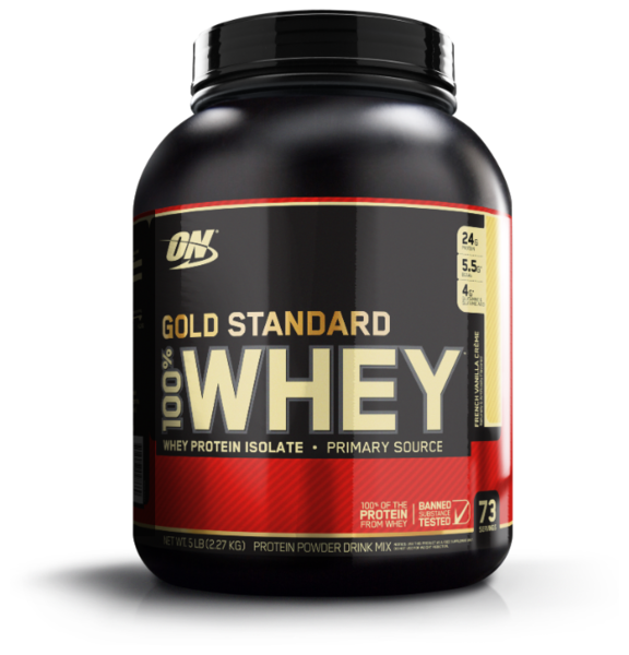 “Optimum Nutrition” 100% Whey Gold Standard