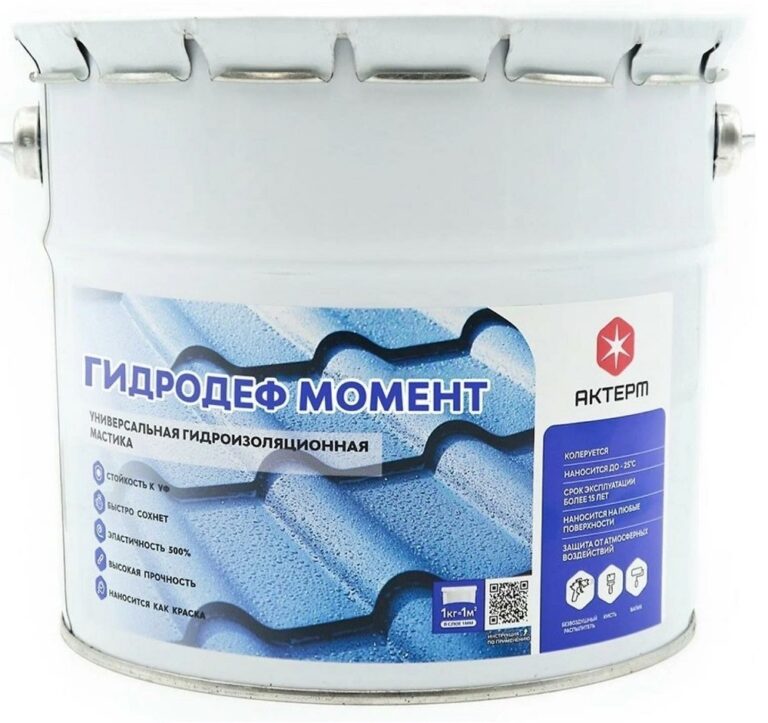 Отзывы и Обзор гидроизоляции AKTERM ГидроДеф Момент, 3 кг 2024 ...